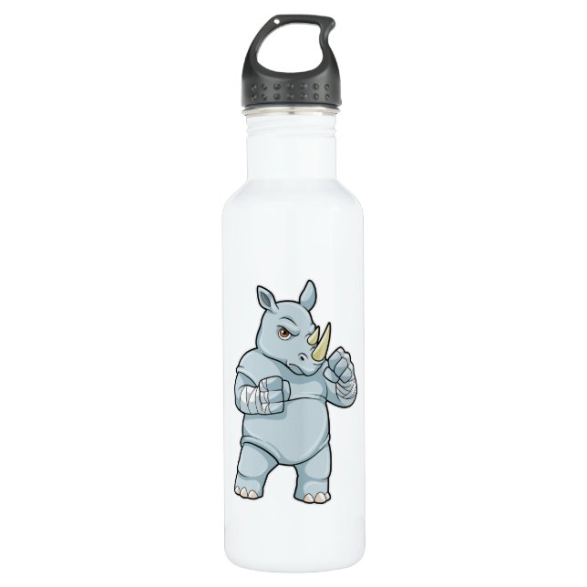 Bouteille D'eau Rhino en boîte à Boxer (Devant)
