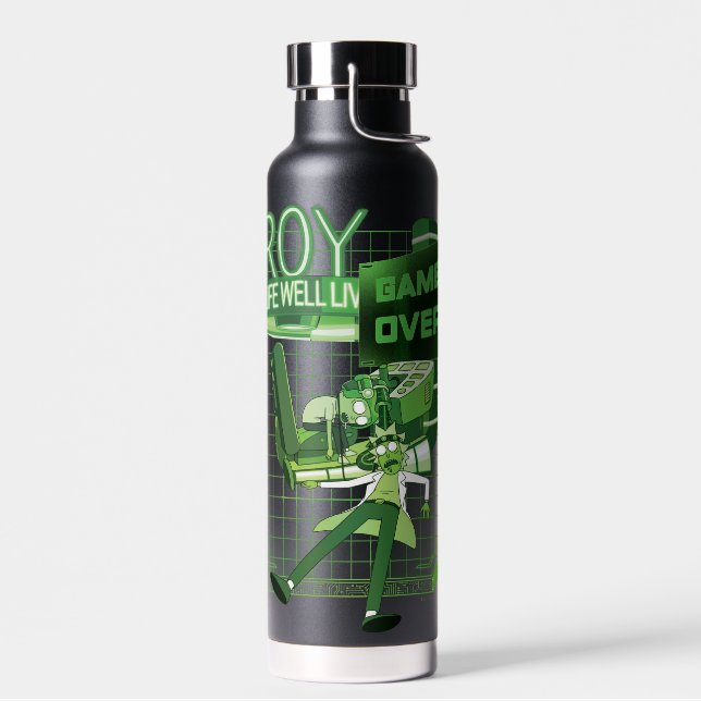 Bouteille D'eau RICK ET MORTY™ | Roy Une Vie Bien Vécue (Gauche)