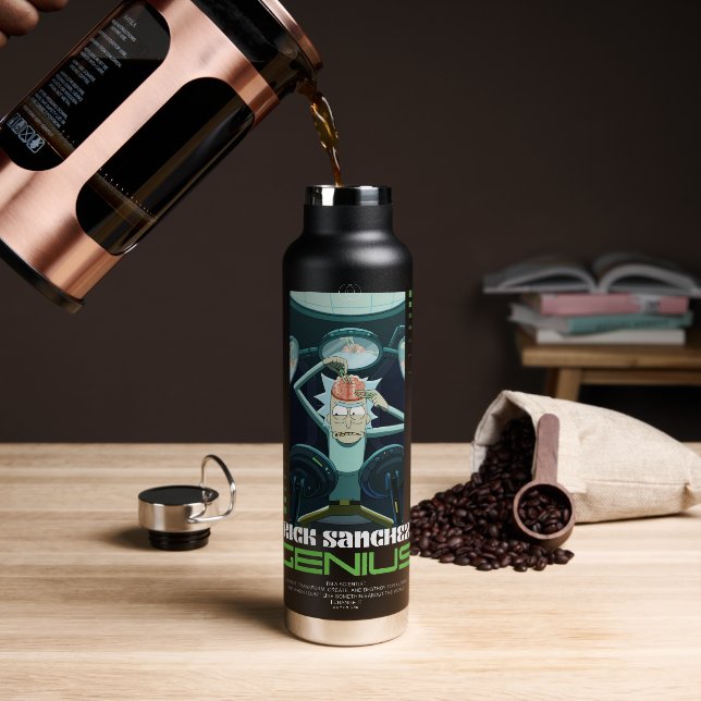Bouteille D'eau Rick Sanchez Genius Citation Graphique (Gym)