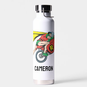 Bouteille D'eau Robin & Cycle   Ajouter Votre Nom