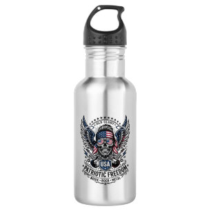 Bouteille D'eau Rocker du bandana patriotique Méta musique Old Glo