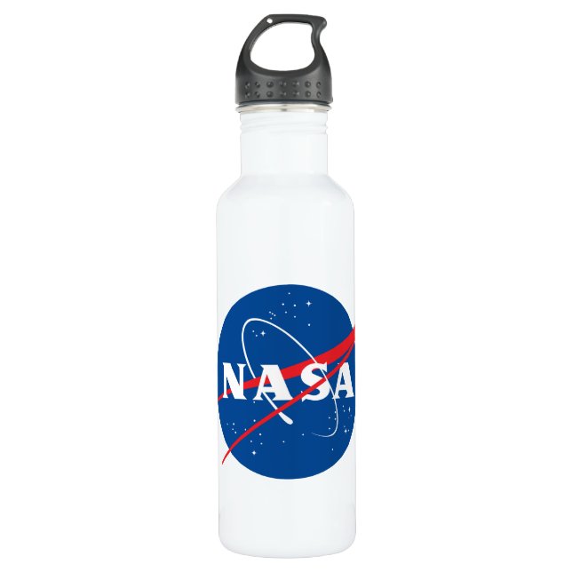 Bouteille D'eau Rocket blanc Iconique de la NASA 24 oz (Devant)