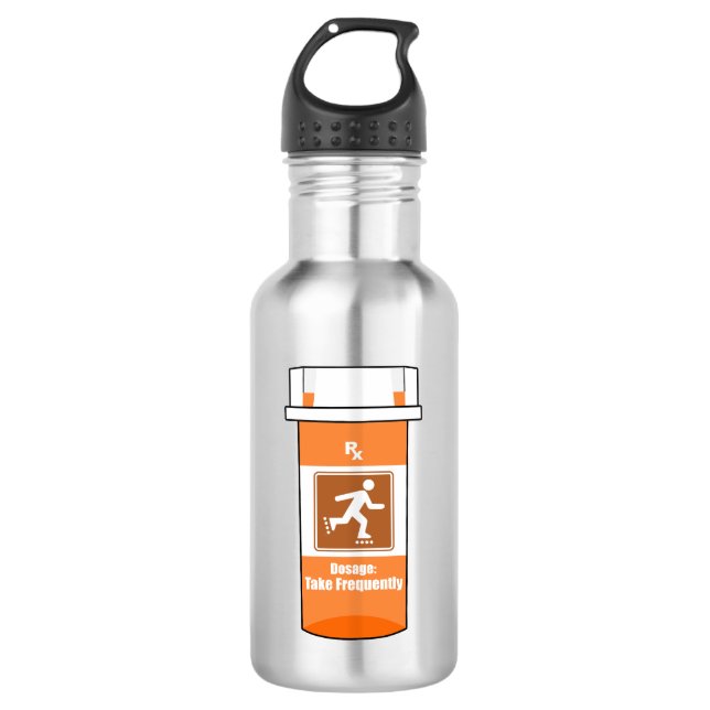 Bouteille D'eau Rollerblading Est Mon Médicament (Devant)