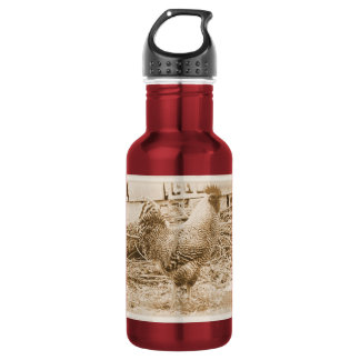 Bouteille D'eau Rooster de style vintage