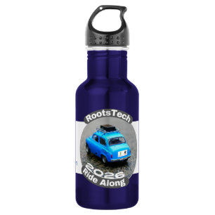 Bouteille d'eau RootsTech Ride Along 2026 de 18 oz