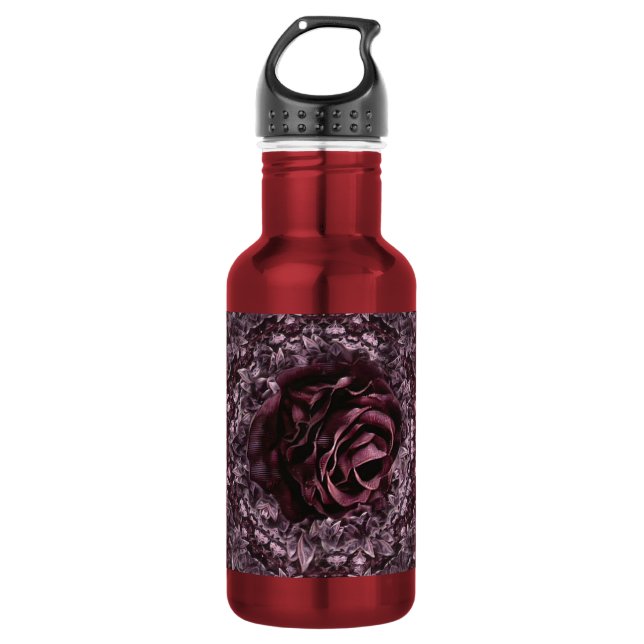 Bouteille D'eau Rose Mandala (Devant)