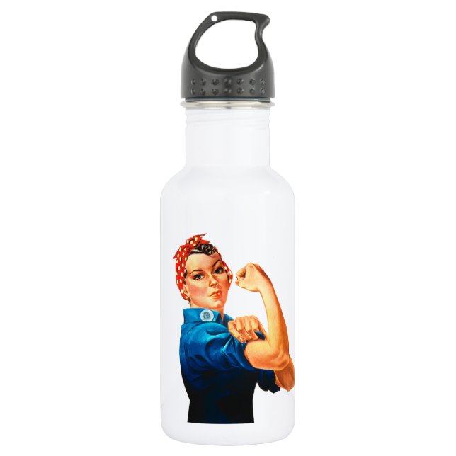 Bouteille D'eau Rosie la riveteuse (Devant)