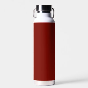 Bouteille D'eau Rouge grange (couleur solide)