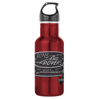 Bouteille D'eau Rouge Rover d'armes à feu et de vagabonds