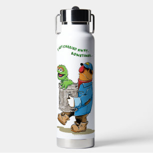 Bouteille D'eau Rue Sésame   Oscar & Bruno l'éboueur