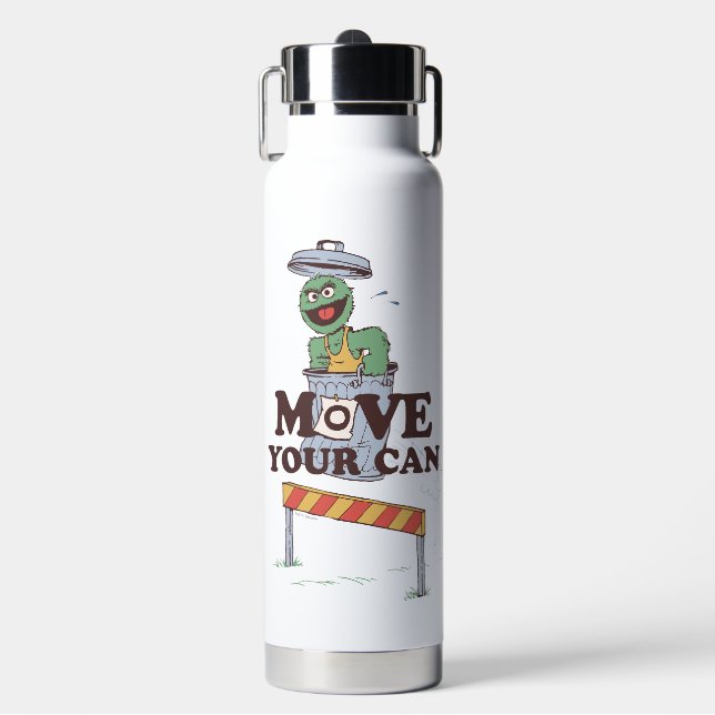 Bouteille D'eau Rue Sésame | Oscar the Grouch Move Your Can (Salle de sport)