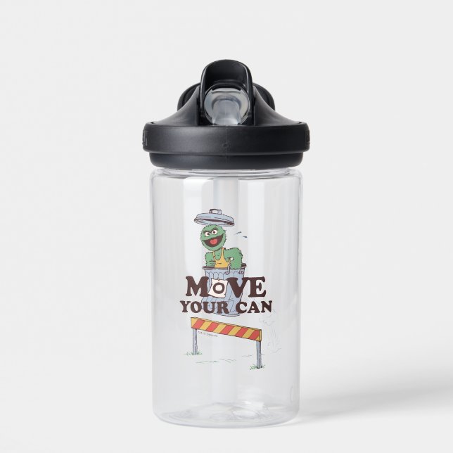 Bouteille D'eau Rue Sésame | Oscar the Grouch Move Your Can (Avant)