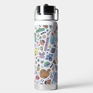 Bouteille D'eau Rue Sésame   Sesame Pals DoodMotif