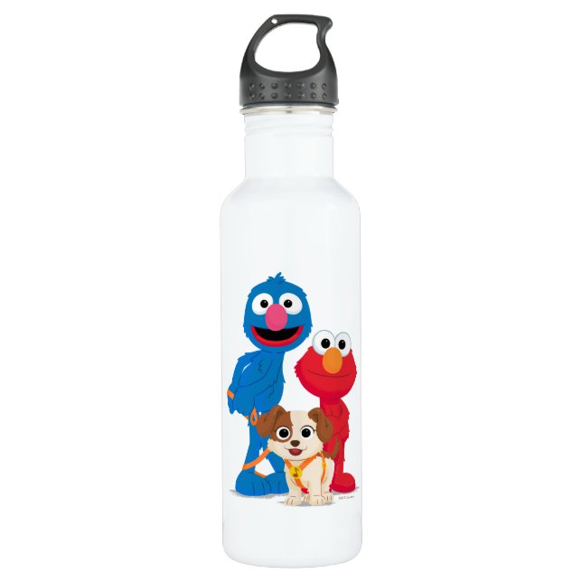 Bouteille D'eau Rue Sésame | Tango Avec Grover & Elmo (Devant)