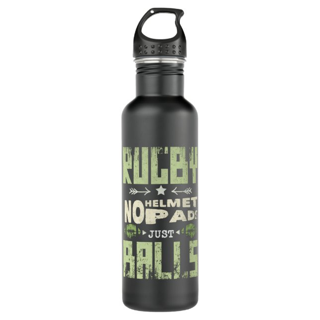Bouteille D'eau Rugby Balls (Devant)