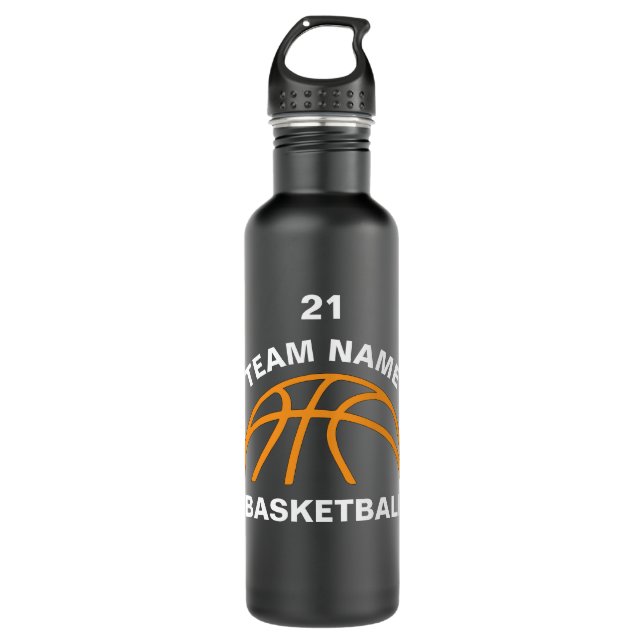 Bouteille D'eau RWA Sportswear - Équipe de basket-ball sur mesure (Devant)