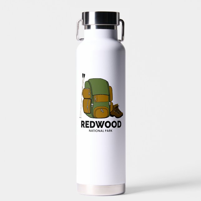 Bouteille D'eau Sac à dos du parc national Redwood (Avant)