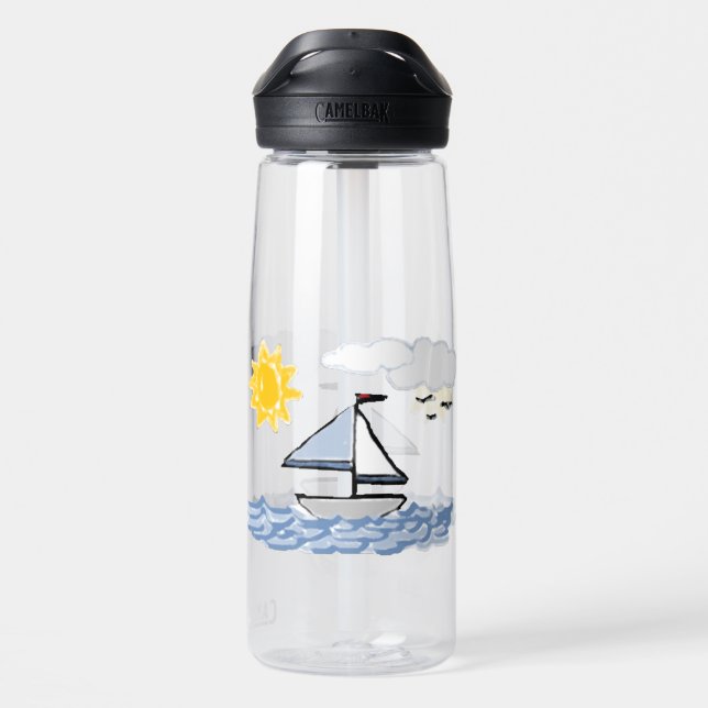 Bouteille D'eau Sailing Boat Sailboats (Arrière)