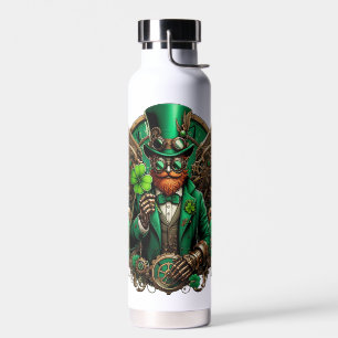 Bouteille D'eau Saint Patrick's Day trèfle à vapeur