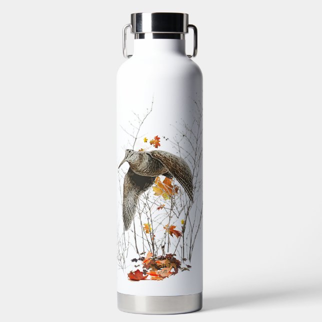 Bouteille D'eau Saison de chasse à la bécasse (Avant)