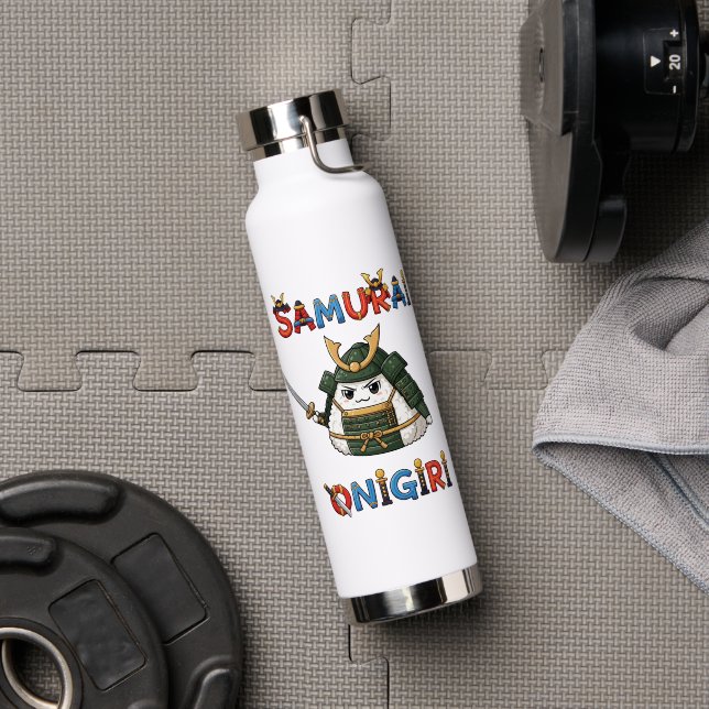 Bouteille D'eau Samurai Onigiri (Salle de sport (pivotée))