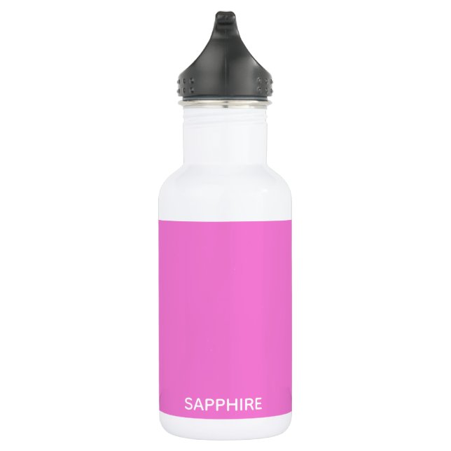 Bouteille D'eau Sapphire pink colour (Droite)