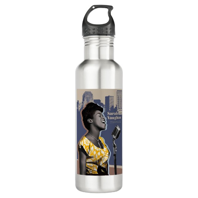 Bouteille D'eau Sarah Vaughan (Devant)