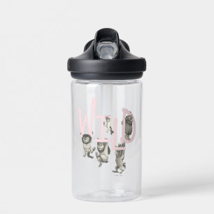Bouteille D'eau SAUVAGE Wild Things et Max - Rose