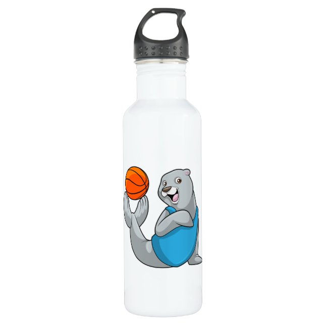 Bouteille D'eau Sceau à Basketball Sports (Devant)