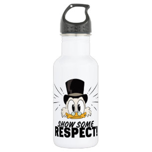 Bouteille D'eau Scrooge McDuck Montrez Un Peu De Respect !