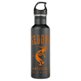 Bouteille D'eau Sedona Arizona Kokopelli Souvenir Desig en détress