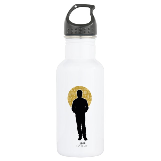Bouteille D'eau Seinfeld | Jerry Seinfeld Silhouette (Devant)