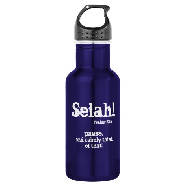 Bouteille D'eau Selah ! (Devant)