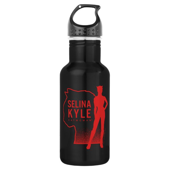 Bouteille D'eau Selina Kyle Catwoman - logo (Devant)
