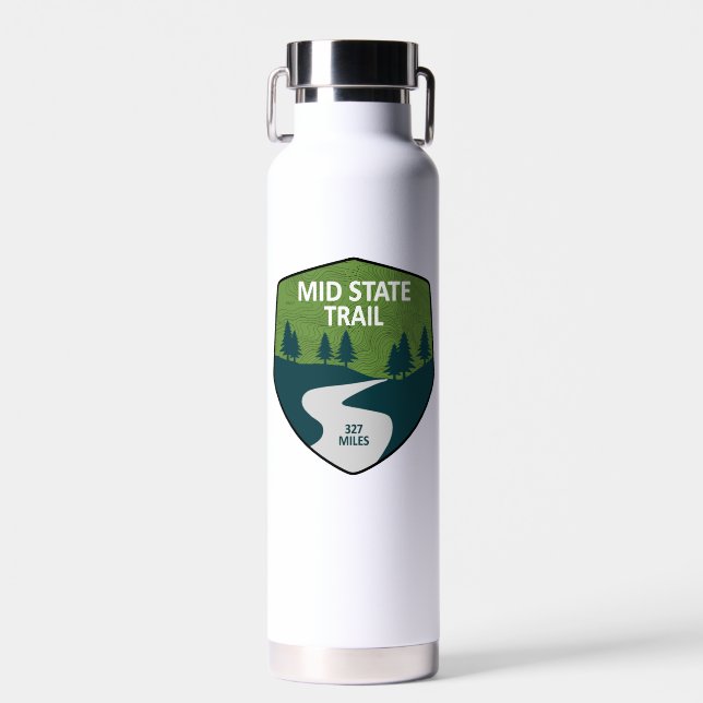 Bouteille D'eau Sentier du milieu de l'État Pennsylvanie (Avant)