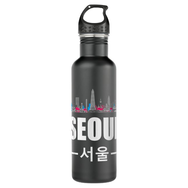 Bouteille D'eau Séoul Kpop Corée du Sud Pop Cadeau (Devant)