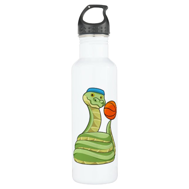 Bouteille D'eau Serpent de basketball (Devant)