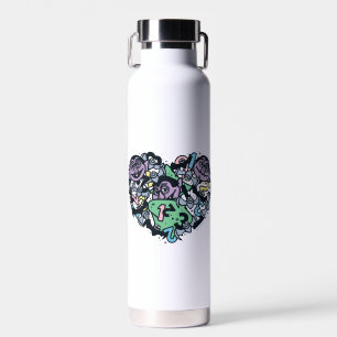 Bouteille D'eau Sésame Sésame   Comte von Count Doodle Heart