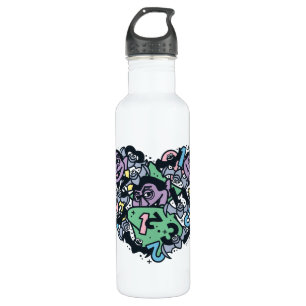 Bouteille D'eau Sésame Sésame   Comte von Count Doodle Heart