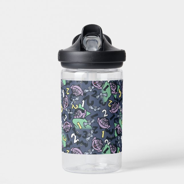 Bouteille D'eau Sésame Sésame | Count von Count Doodle Motif (Avant)