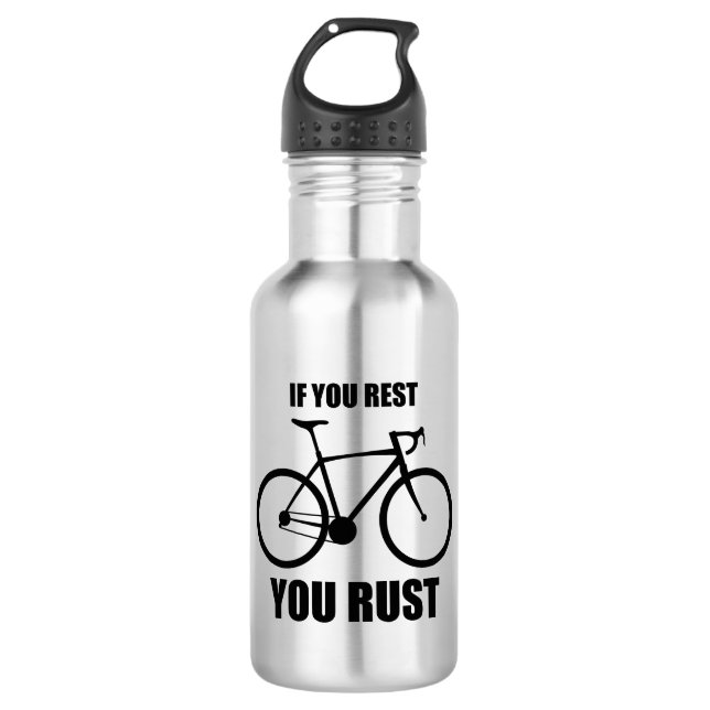 Bouteille D'eau Si Vous Vous Reposez, Vous Roulez À Vélo (Devant)