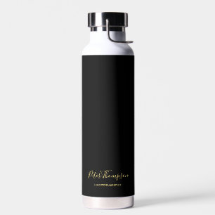 Bouteille D'eau Signature élégante du script d'entreprise