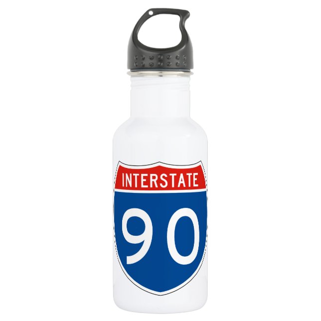 Bouteille D'eau Signe d'un état à un autre 90 (Devant)