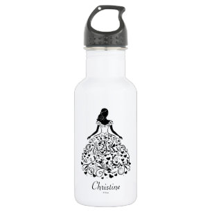 Bouteille D'eau Silhouette de Cendrillon