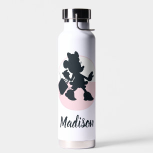 Bouteille D'eau Silhouette de Minnie Mouse faisant des courses