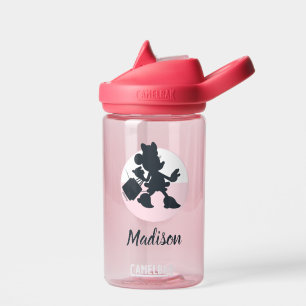 Bouteille D'eau Silhouette de Minnie Mouse faisant des courses