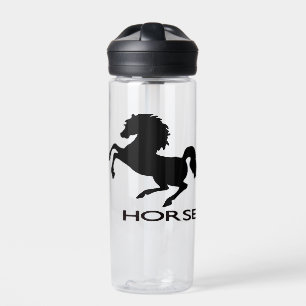Bouteille D'eau Silhouette du cheval d'élevage