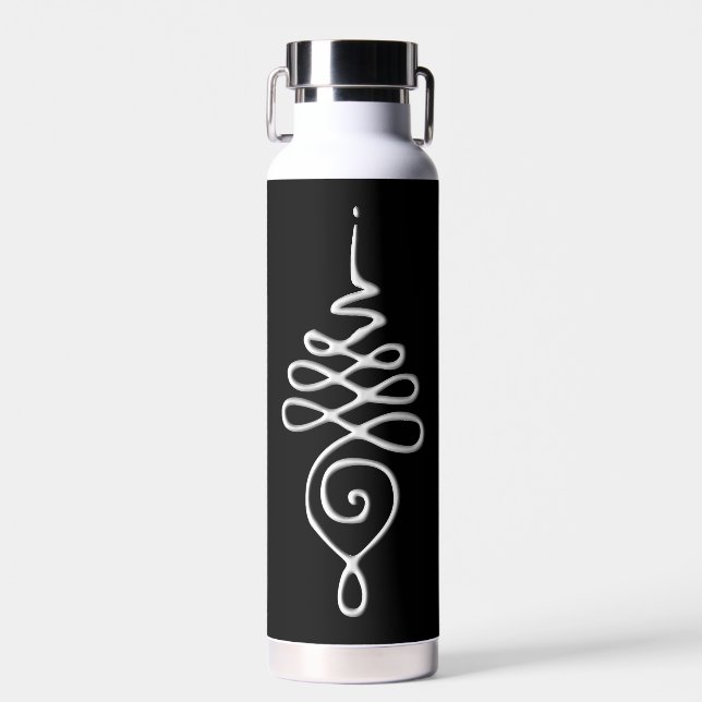 Bouteille D'eau Silver Unalome  (Avant)