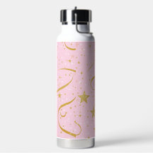 Sip cosmique - Thermos en céramique rose et or éto