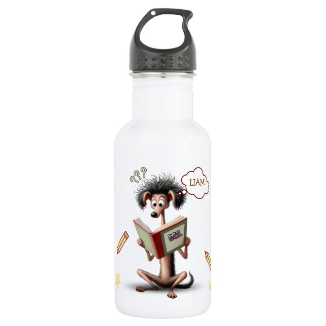 Bouteille D'eau Skinny Doggy Back To School Kids (Devant)